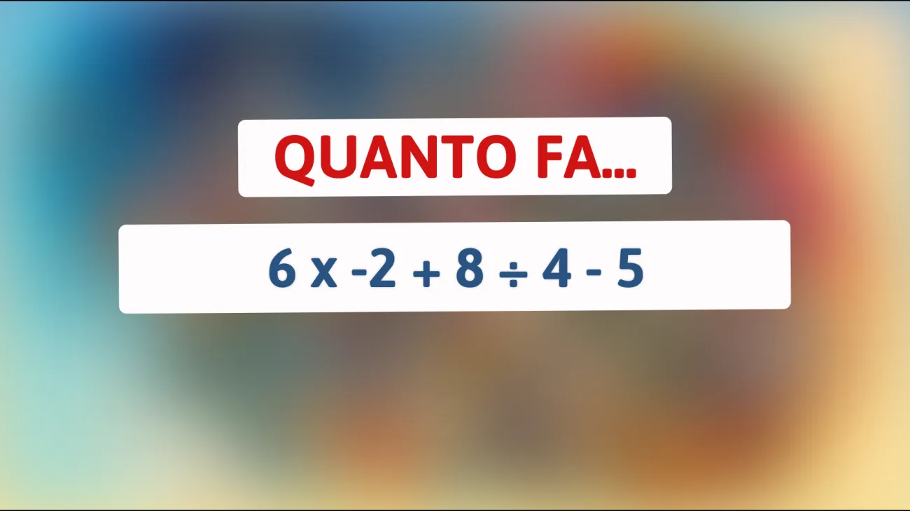 Questo indovinello matematico sta mettendo in crisi il web: solo un genio può calcolarlo correttamente, sei tu tra i pochi eletti?"
