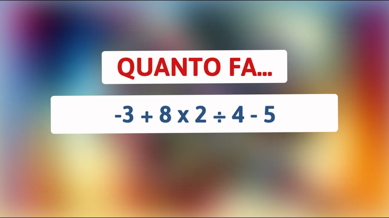 Scopri perché solo il 5% delle persone riesce a risolvere questo enigma matematico! Sei abbastanza intelligente?"