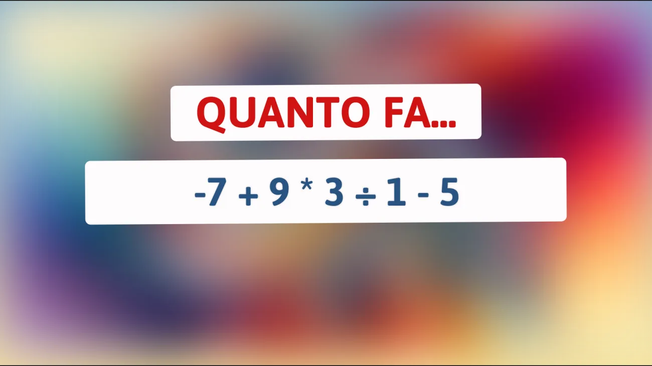 Solo i veri geni matematici risolvono questo test: scopri se sei tra loro!"