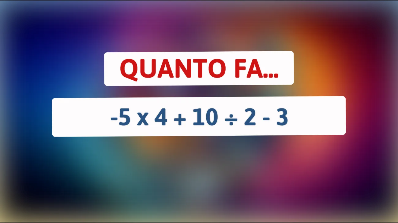 Solo il 2% delle persone riesce a risolvere questo semplice indovinello matematico, pensi di farcela? Scoprilo ora!"