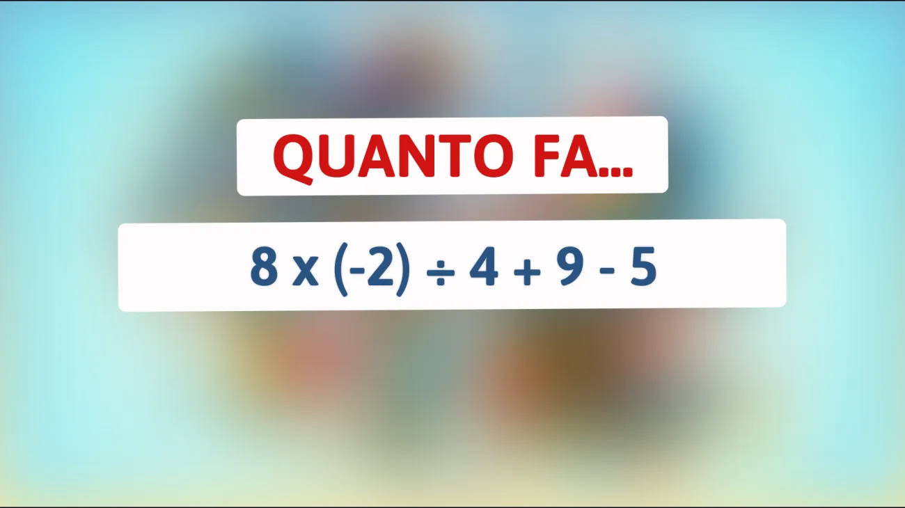 Solo il 2% riesce a risolverlo! Scopri se sei tra i geni che possono risolvere questo indovinello matematico. Sei pronto per la sfida?"